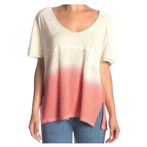New Free People We The Free Women's M Sun Dial Ombré Knit Top Shirt